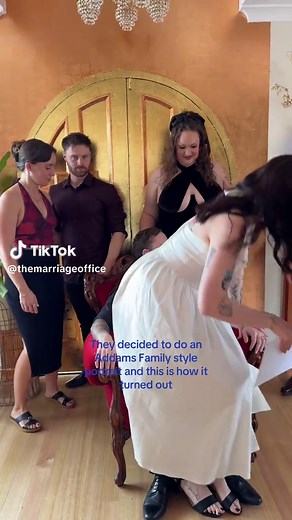 Addams Family Inspired Wedding Photo Ideas