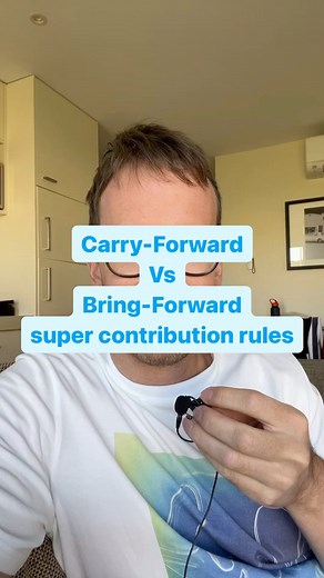 Carry forward & bring forward super contribution rules allow you to contribute more than the annual limit to your superannuation #money #tax #investing #retirement #superannuation | James Wrigley