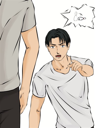 I didn't do the background 😭 It will be better next time...✨ #aot #leviackerman #eren #zeke #attackontitan