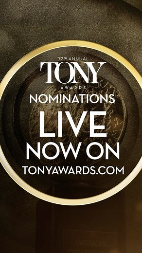 The 77th Annual Tony Award Nominations are now live! Tune in at https://youtu.be/P-1V_dRubUg Tune in via the link in our bio. (for ig) | Tony Awards