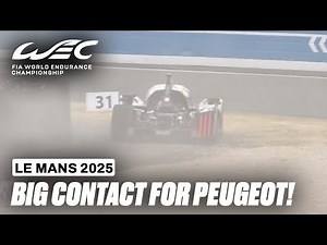 Huge Contact for Paul di Resta | 24 Hours of Le Mans 2025 | FIA WEC