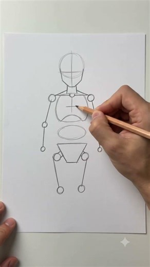 #shorts How To Draw Body Proportions Perfectly! ✏️ #ArtHacks