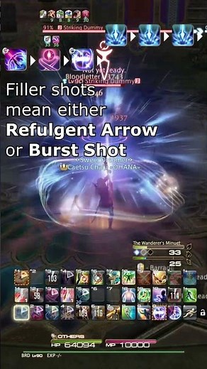 Bard and their Random yet Strict Opener and Rotation! #ffxiv #endwalker #shorts