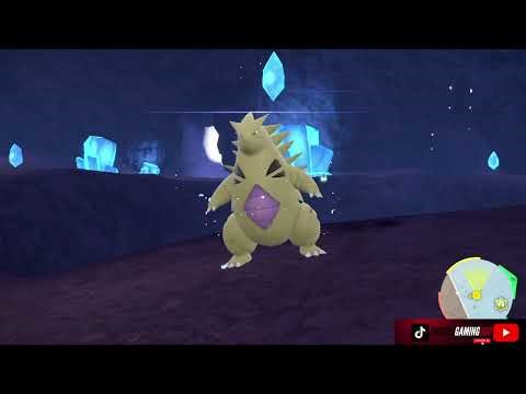 Shiny Pupitar Evolves Into Shiny Tyranitar Pokémon Violet The Indigo Disk DLC