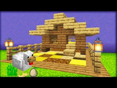 Minecraft Tutorial: How To Make A Chicken Coop