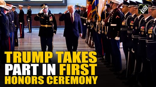 2.9K views · 94 reactions | United States President Donald Trump attends presidential parade in Washington DC #USPresident #PresidentDonaldTrump #PresidentialParade #WashingtonDC | Asian News International (ANI) | Facebook