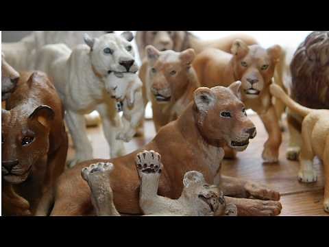 African Animals - Lions & Lioness - Schleich Papo Safari ltd