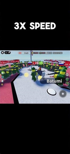 9,999,999 Soldiers vs 99,999 Tanks #roblox #war #games #Roblox shorts