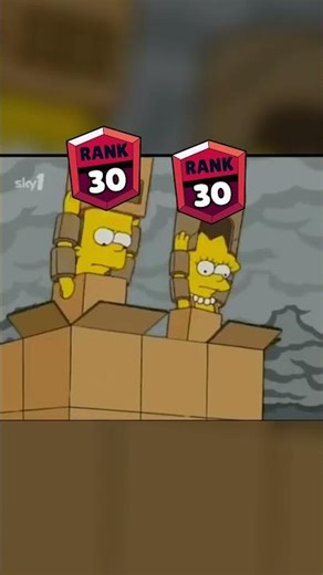 Brawl Stars Rank UP x simpsons Box fort | #shorts