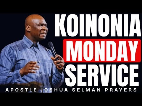 🔴LIVE: KOINONIA MONDAY SERVICE WITH APOSTLE JOSHUA SELMAN [26/01/2026] | APOSTLE JOSHUA SELMAN