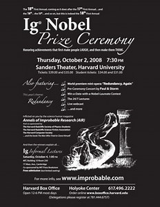 It's Ig Nobel time