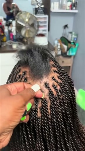 How to make the perfect two strand twist #youtubeshorts