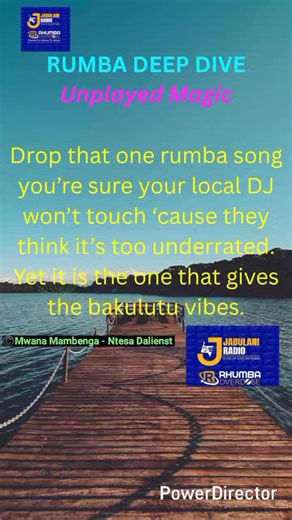 Rumba Deep Dive 🎶: Unplayed Magic Drop that one rumba song you’re sure your local DJ won’t touch ‘cause they think it’s too underrated. Yet it is the one that bakulutu like. | Jabulani Radio