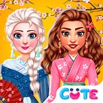 BFFs Kimono Fashion - CuteDressUp.com