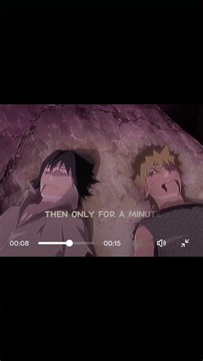 the moment when Sasuke cry