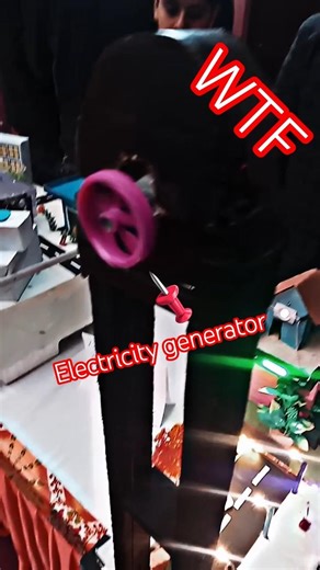generating electricity with dc motor #dcmotor #experiment
