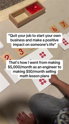 Haha jokes aside, check out my Montessori math lesson plans and online course for ages 3-6. #montessorimath #mathforkids #homeschoolcurriculum #earlychildhoodeducation #montessoriparenting