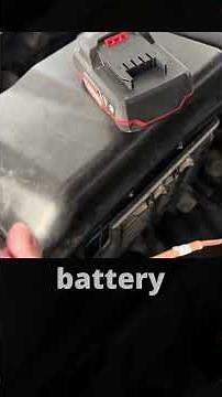 How to Jump Start Car with Cordless Drill Battery Part 1