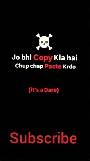 Copy & Paste This If You Dare! 💀🔥 Viral Dare Challenge #Shorts