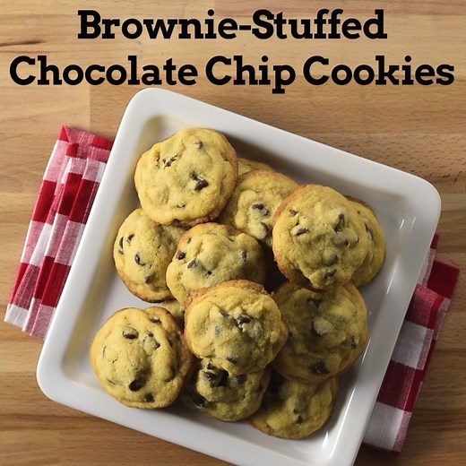 Oh yes, we did make a pan of brownies just to stuff them inside chocolate chip cookies! And once you try 'em, you'll understand why. Get the recipe: https://www.bettycrocker.com/recipes/brownie-stuffed-chocolate-chip-cookies/51c82c76-cf9c-442f-9ee1-2cfcce23d4b9?utm_source=facebook&utm_medium=social_organic&utm_campaign=MSP_XX?&mktgimp=bccookie | Betty Crocker