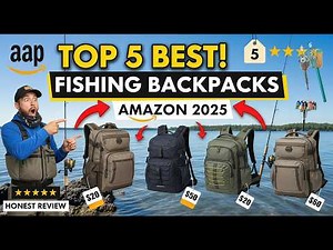 TOP 5 Best Fishing Backpacks on Amazon 2025 | Ultimate Tackle Storage Review & Buyer's Guide