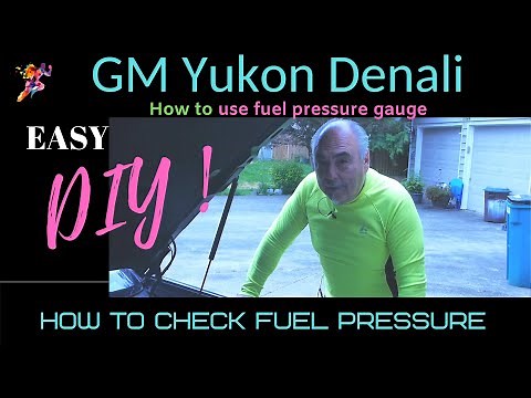GMC Yukon Denali XL 6.0 | How to check fuel pressure | Check for Bad Fuel Pump