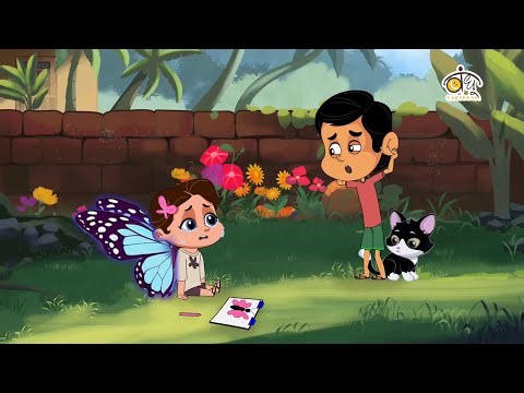 Titali Udi | तितली उड़ी | Hindi Story | Srushti & Akash | Bandhu Cartoons | kids Animation Stories
