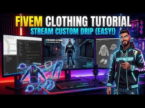 How To Stream Custom FiveM Clothing Without A CFX Subscription | Beginner's Tutorial
