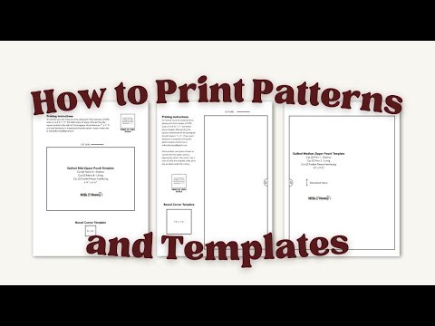 🖨️ How to Print & Assemble PDF Sewing Patterns ✂️