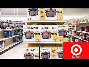TARGET KITCHEN SLOW COOKERS COFFEE MAKERS FOOD BLENDERS SHOPPING SHOP WITH ME STORE WALK THROUGH 4K