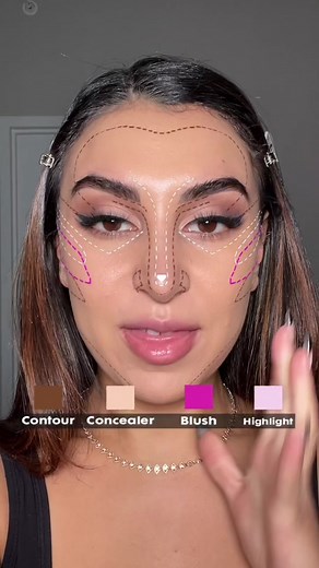 Weirdest Contour Filter Challenge: Cheeks, Hearts, and Jaw Blush