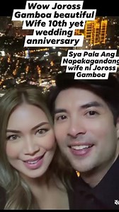 Wow Joross Gamboa beautiful Wife Happy 10th years wedding anniversary . Sya Pala Ang Napakagandang Asawa ni Joross Gamboa Meron sweet messages si Joross Gamboa para sa wife nya sa kanilang 10th wedding anniversary Courtesy #JorossGamboa #jorossgamboawife #jorossgamboafamily #celebrity #celebritynews #ShowbizNews #ShowBiz #actress #actor | Showbiz Updates Vlogs