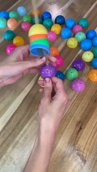 Easter Egg Craft Using Leftover Materials