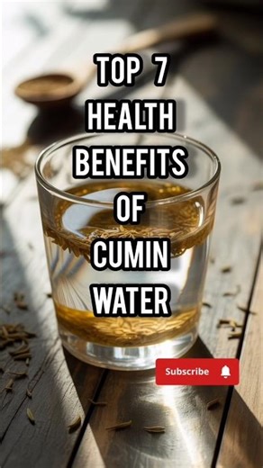 Top 7 health benefits of cumin water #cuminseeds #shorts #youtube #healthyfoods #healthyeating #diet