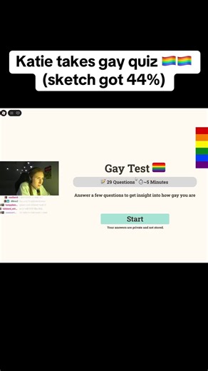Katieshairstrand2 (@ktieshairstrand2)’s video of sketch gay test