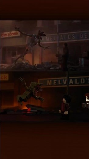 I Recreated Stranger Things Season 5 in LEGO #strangerthings #animation
