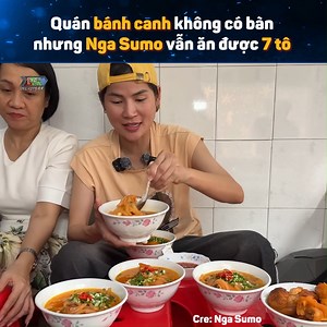 1M views · 8.7K reactions | Bánh canh ở đây hot lắm nè Nguồn: Nga Sumo Bản quyền được bảo vệ và quản lý bởi MCV Network #MCVNetwork #MCVGroup #MCVMedia #NgaSumo #netbiz #SpeedCouple #Viber #MCNYoutube #NWT #NSM | P336 Band | Facebook