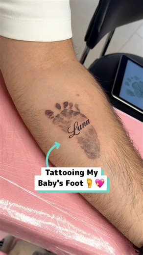 Tattooing My Baby's Foot 🦶💖 | Craft Factory
