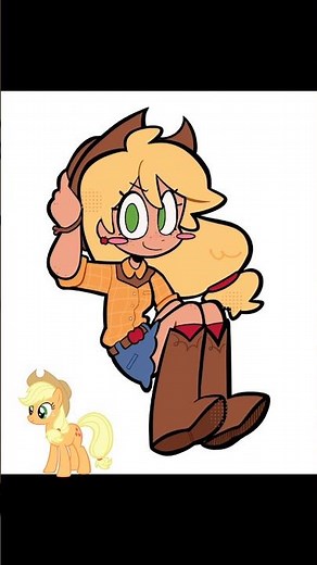 pop off AJ 🧡 | #applejack #mlp #speedpaint