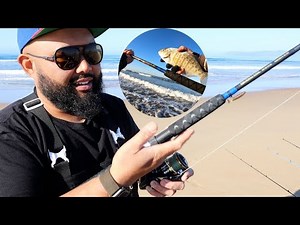 Testing and Reviewing an unreleased rod for California Surf fishing