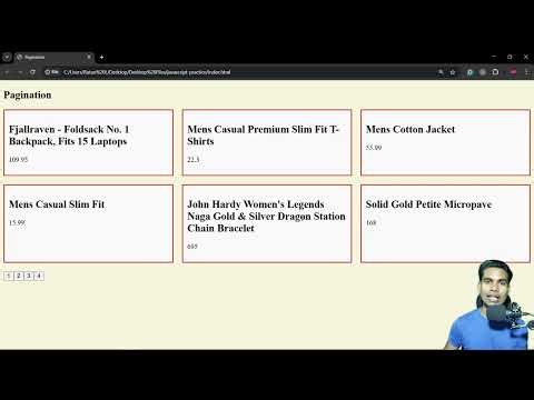 Project-17: JavaScript Pagination Tutorial Bangla | Dynamic Pagination Button with Async Await