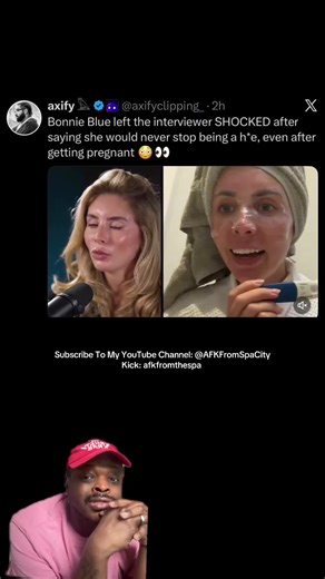 The Uninvited Club Podcast just dropped a conversation that left EVERYONE talking 😳👀. Bonnie Blue shocked the interviewer by saying she would never stop being a “h*e” — even after getting pregnant. And honestly… my heart goes out to the child 😔. Here’s why: Growing up in an environment where the parent openly prioritizes personal freedom over traditional responsibility can impact a child in ways people don’t always think about: 💔 Emotional Stability – Kids thrive on consistency. If a parent’