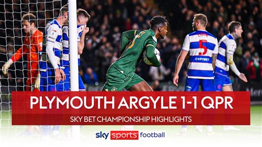Plymouth Argyle 1-1 Queens Park Rangers: Albert Adomah own goal earns point for Pilgrims