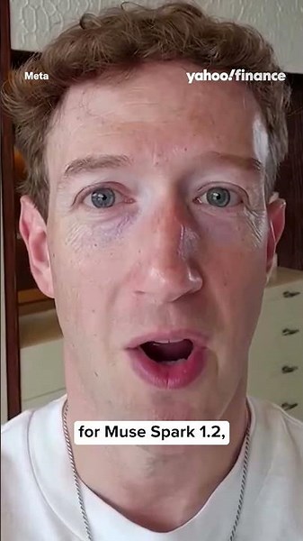 Mark Zuckerberg announces Meta's new AI model Muse Glimmer.