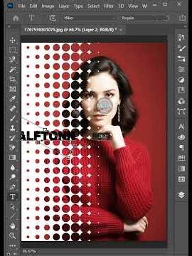 Amazing Halftone Effect for Posters | Photoshop #Halftone Dot Effect Tutorial | Photoshop
