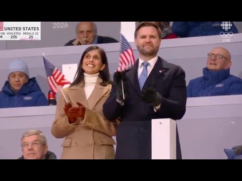 JD Vance MERCILESSLY BOOED at Olympic opening ceremony