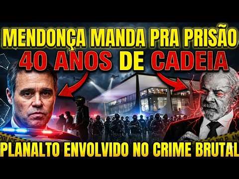 FORMER PRESIDENT'S DEATH CONFIRMED! MENDONÇA SEND HIM TO JAIL! HE'LL ROT IN PRISON!