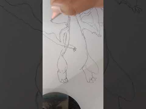 Learn to draw mega Charizard y easy for beginners #pokemon #art