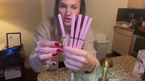 5pcs Nail Art Liner Brushes, Liner Brush For Nails Gel, Painting Art Design Brush Set Nail Dotting Drawing Tool For Long Lines, Thin Details, Fine Drawing Sizes 7/9/11/15/25 mm (Pink)