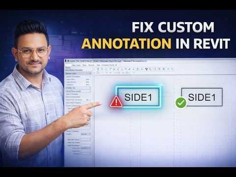 How to Fix Custom Annotation in Revit | Complete Step-by-Step Guide 🔧#RevitTutorial #bim